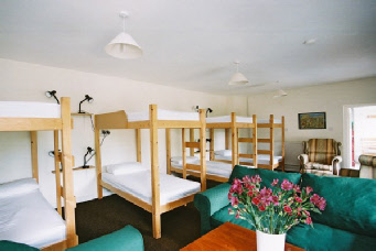 Bunks and Sofas in Siabod long house bunkhouse
